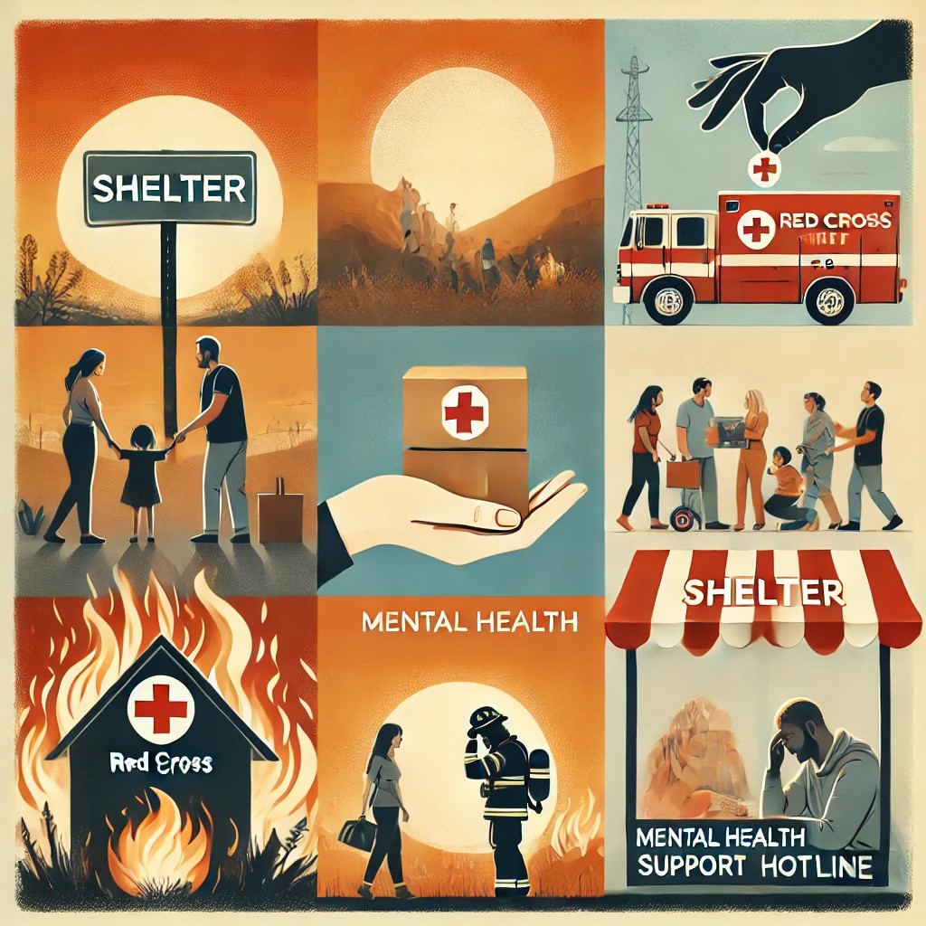 disaster relief resources emergency shelter wildfire recovery tools ...